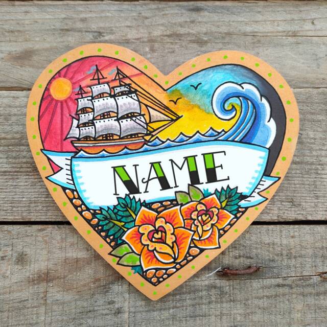 New Baby Personalised Name Door Sign - Children's Room Nautical Nursery Boys Pirate - image 1
