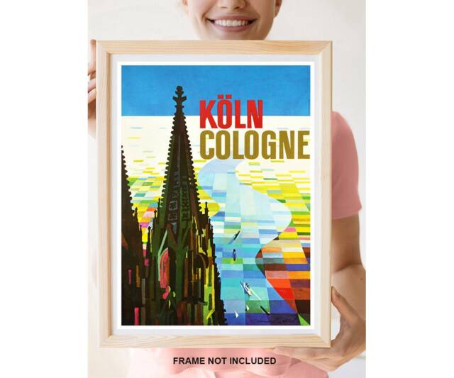 Reprint Of A Vintage Travel Poster To Koln - Cologne - image 1