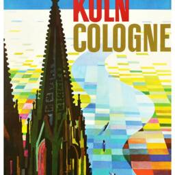 Reprint Of A Vintage Travel Poster To Koln - Cologne - thumbnail 2