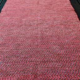 Terracotta Orange Cotton Rug Scandinavian Kitchen Hallway Runner For Hall - thumbnail 3