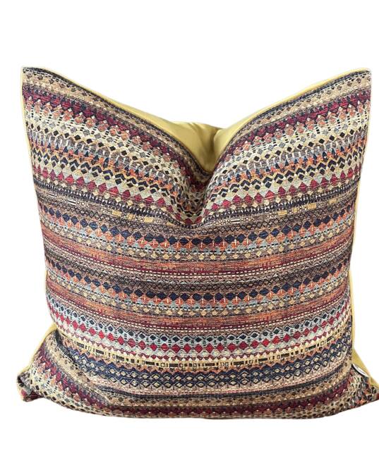 Kilim Cushion Cover Morocco Style Rug Ethnic Persian Print Cotton Fabric 16-24 - image 1
