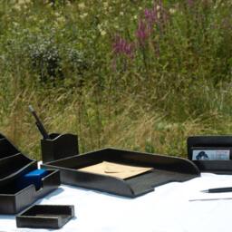 Wooden Desk Set, 5 Parts, Organizer - thumbnail 2