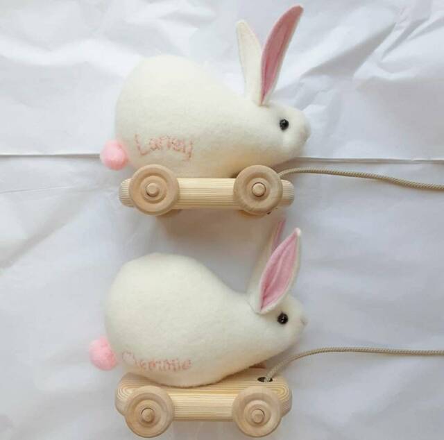 Pull Along Rabbit Toy - image 1