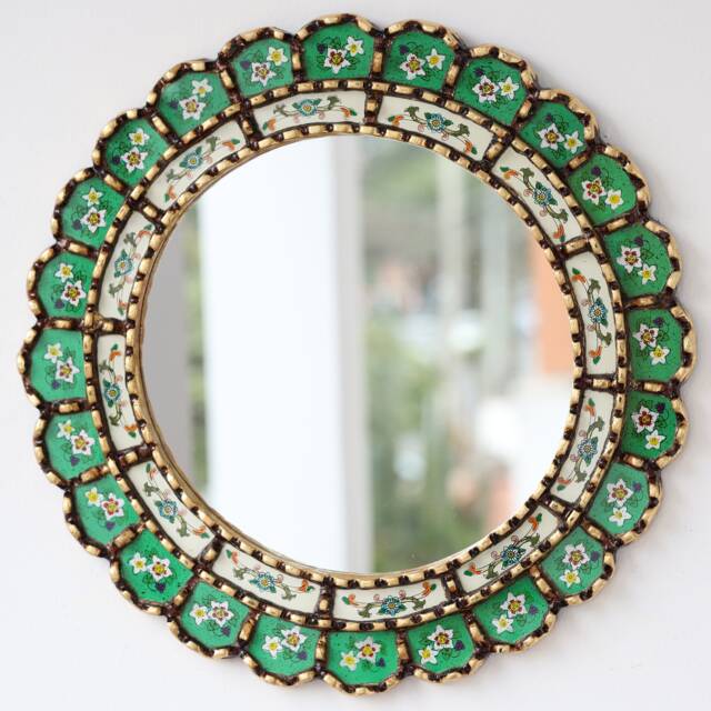 "Peruvian Mirrors ""Armoniosa Verde 40cm" - image 1