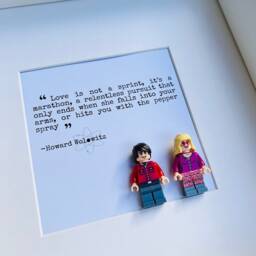 Howard & Bernadette The Big Bang Theory Personalised Gift Frame - thumbnail 2