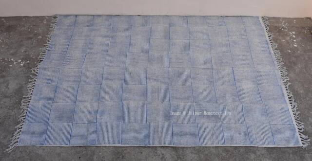 Large Indian Rugs Cotton Rug, Woven Area For Sale, Decor Rustic Rugs, Decorative Bohemian Indian - image 1
