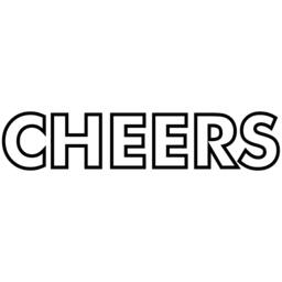 Cheers Outline - New Years Wall Decal Custom Vinyl Art Stickers - thumbnail 3