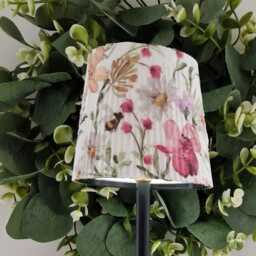 Cordless Touch Lamp. Beautiful Decoupaged Tall Floral & Bee Usb Rechargeable Table Lamp.touch - thumbnail 3