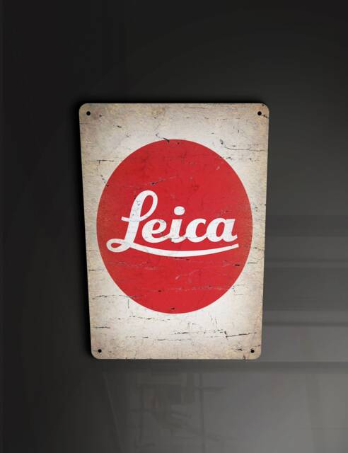 Leica Photography Camera - Metal Sign Plaque Wall Art Decor Signage