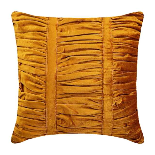 "Velvet Gold Throws For Sofa 16""x16" - image 1