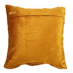 "Velvet Gold Throws For Sofa 16""x16" - thumbnail 2