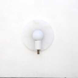 Brass Wall Sconce Light -Wall Light - With Alabaster Shade, Ul Listed, No.0202 - thumbnail 2