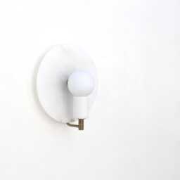 Brass Wall Sconce Light -Wall Light - With Alabaster Shade, Ul Listed, No.0202