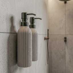Soap Dispenser Roma With Wall Bracket For Adhesive Mounting, No Drilling Required, 1 Piece