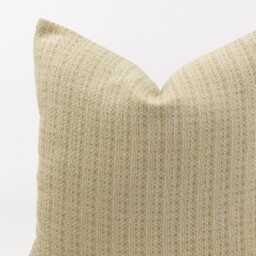 Rustic Pastel Lime Green Cotton Throw Pillow Cover, Kapok Insert Option - thumbnail 2