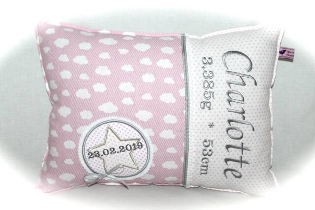 Name Pillow Pillow With Name Cuddly Pink For Girls - image 1