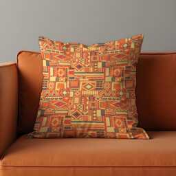Ethnic Geometric Cushion Cover, Tribal Pattern Pillow Case, Boho Decorative Throw Cover For Sofa Bedroom Living Room Decor - thumbnail 1