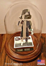 Camera Man Photographer Business Card Sculpture - Item 1282 -Separate Suit Jacket - thumbnail 2