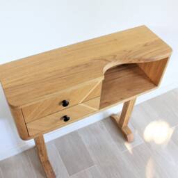 Console, Dresser, Wall Cabinet, Shelf, Drawer, Art Deco, 50's - thumbnail 2