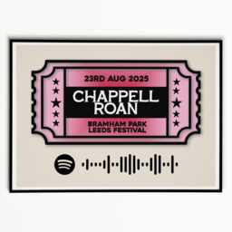 Chappell Roan Leeds Festival Ticket Print Indie Music Poster - thumbnail 3