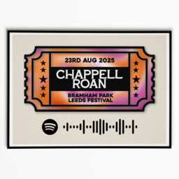 Chappell Roan Leeds Festival Ticket Print Indie Music Poster - thumbnail 2