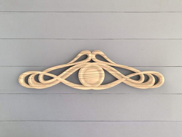 Modern Elegant Carved Wood Decor For Furniture - image 1