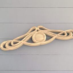 Modern Elegant Carved Wood Decor For Furniture - thumbnail 2
