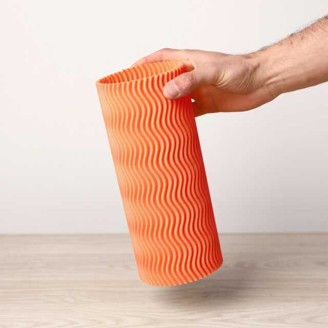 Large Waterproof Vase - Colored & Plant Based 3D Printed in France - image 1