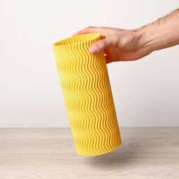Large Waterproof Vase - Colored & Plant Based 3D Printed in France - thumbnail 3