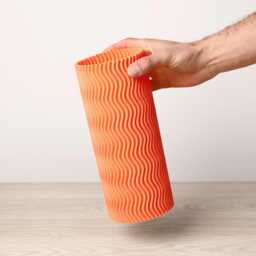 Large Waterproof Vase - Colored & Plant Based 3D Printed in France - thumbnail 1