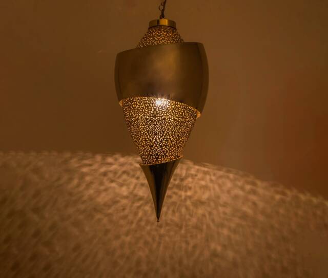 Morocco-Inspired Handcrafted Brass Pendant Chandelier, A Unique Addition To Your Home's Ceiling Lighting, Morocco Lighting, Moroccan Lamp - image 1
