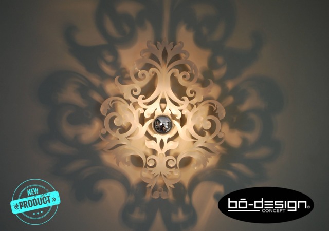 Lighting Wall, Lighting Wall Design, Barocco Model Size 30 Or 35 cm, White, Design Light, Baroc Light, Lighting Baroc, Lighting Modern, Baroque Lamp - image 1