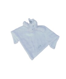 Personalized White Unicorn Fleece Baby Comforter Newborn Gift - thumbnail 1