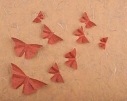 3D Butterfly Wall Art Mahogany Paper Butterflies For Dorm Decor, Nursery, Children's Room