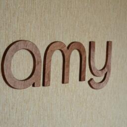8'' Wall Wood Letters, Brown Or Cherry Baby Nursery Custom Home Decor, Wedding Decor - thumbnail 2