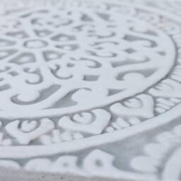 Decorative Mandala Ceramic Tile Rustic Boho Wall Art, - 20cm/7.9 - thumbnail 3