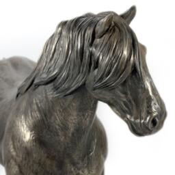 Shire, Horse Wooden Base Statue, Limited Edition, Artdog - thumbnail 3