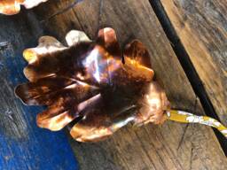 Large Broad Copper Oak Leaf - thumbnail 1