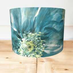 Lani Ocean 20cm, 30cm, 40cm Handmade Drum Lampshade/Pendant Shade. Teal, Blue Home Decor