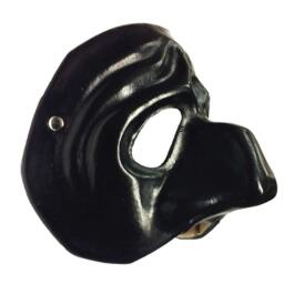 Pulcinella Leather Commedia Dell'arte Mask - thumbnail 2