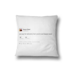 Celebrity Tweets Saying Novelty Funny Filled Cushion Gift Bedroom Decoration - thumbnail 2