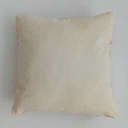 Moroccan Cactus Silk Cushion Cover, Handmade Sabra Throw Pillow, Orange Cushion, Scatter 16''x16''/40x40 cm - thumbnail 4