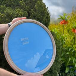 "Picture Frame, Photo Wooden Home Decor, Wall Round Decorative Living Room Wood Frame ""Hobart" - thumbnail 3