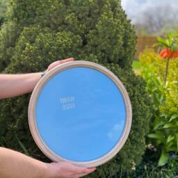 "Picture Frame, Photo Wooden Home Decor, Wall Round Decorative Living Room Wood Frame ""Hobart" - thumbnail 2