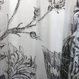 Set Of 2 Curtains With Vintage Flowers, Room Divide Screen Wall Panel, Blackout Curtains - thumbnail 3