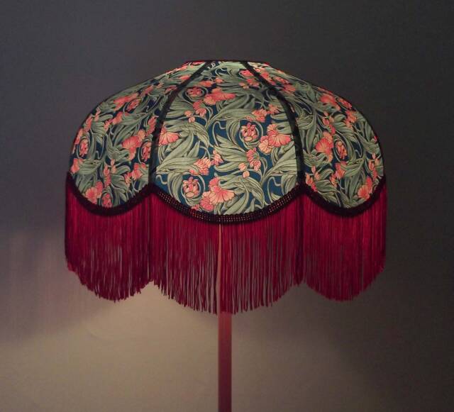"Fringe Japanese Paper Lampshade ""Vilma" - image 1