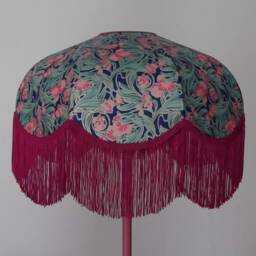 "Fringe Japanese Paper Lampshade ""Vilma" - thumbnail 2