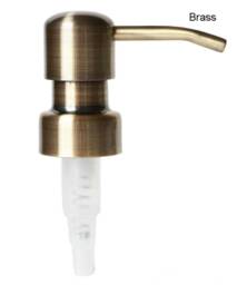 100 Packs Brass & Copper Soap Dispenser Head Rust Proof 28/400 With Collars Lotion Pump Free Shipping