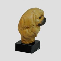 Tibetian Spaniel, Dog Marble Statue, Painted, Limited Edition, Make Your Own Artdog - thumbnail 2