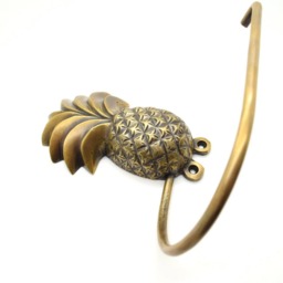 Pineapple Bathroom Decor. Loo Roll Holders Made From Solid Brass Supplied With Fitting Screws.choose 5 Designs - thumbnail 2